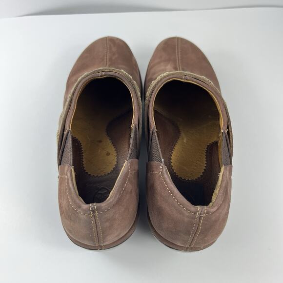 Ariat Westlake Womens Clogs 6.5B Brown Leather Floral Studded Slip On Equestrian - Picture 5 of 12